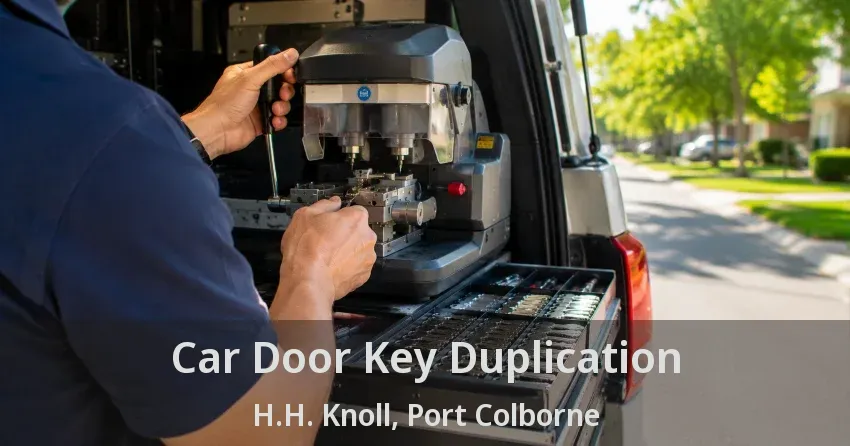 Car Door Key Duplication H.H. Knoll, Port Colborne - ON