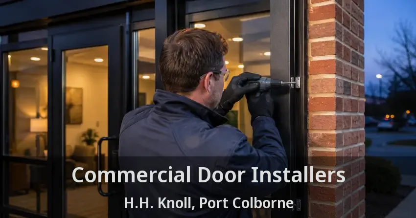 Commercial Door Installers H.H. Knoll, Port Colborne - ON
