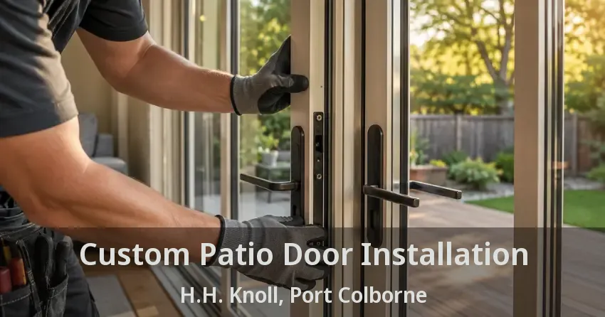 Custom Patio Door Installation H.H. Knoll, Port Colborne - ON