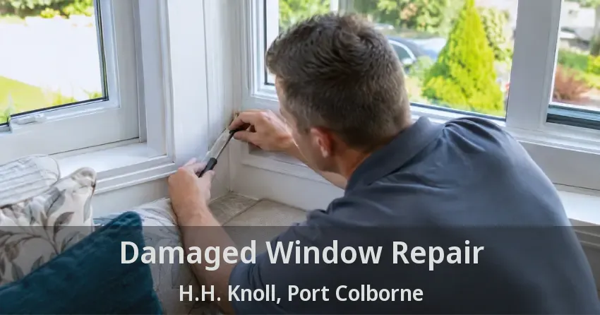 Damaged Window Repair H.H. Knoll, Port Colborne - ON