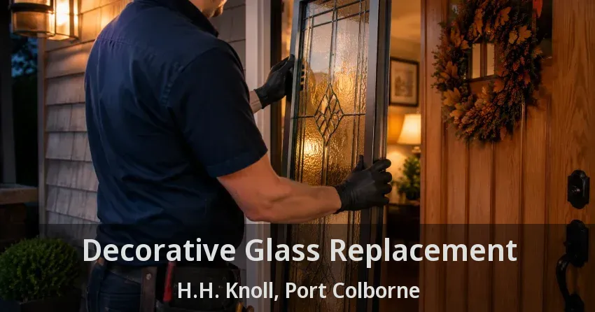 Decorative Glass Replacement H.H. Knoll, Port Colborne - ON