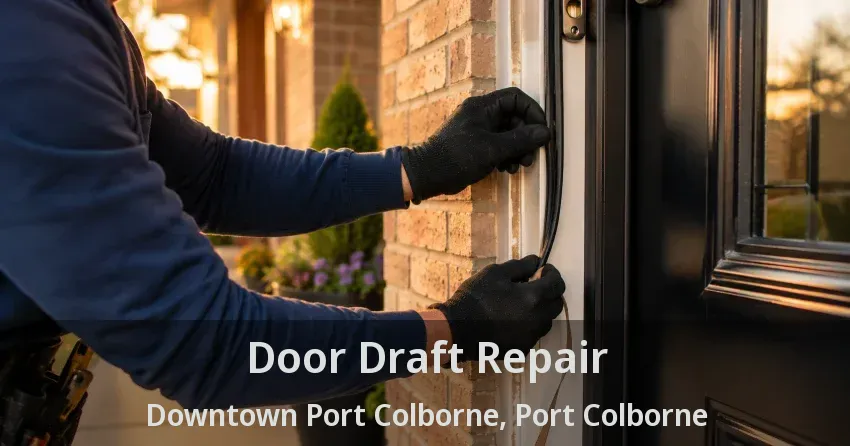 Door Draft Repair Downtown Port Colborne, Port Colborne - ON