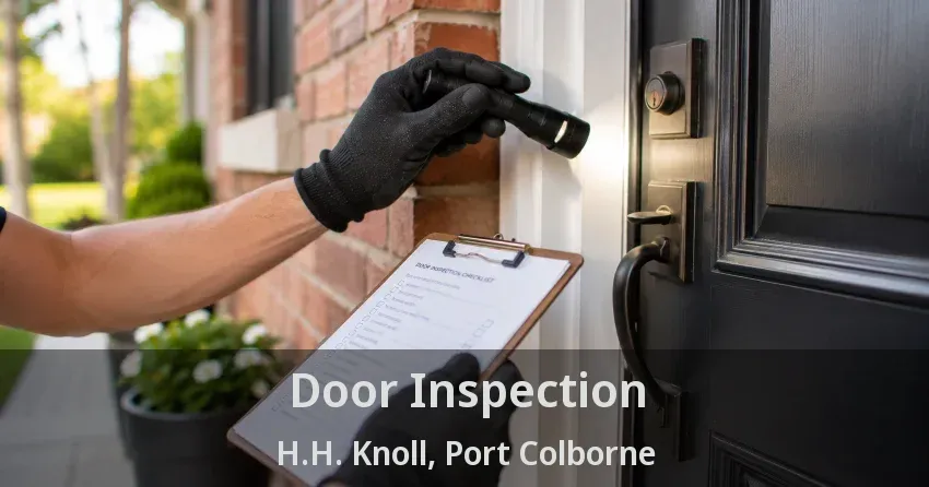Door Inspection H.H. Knoll, Port Colborne - ON