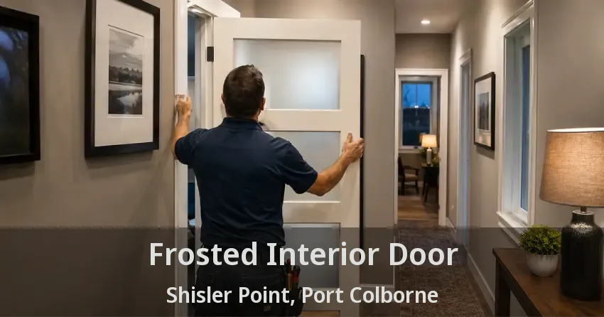Frosted Interior Door Shisler Point, Port Colborne - ON