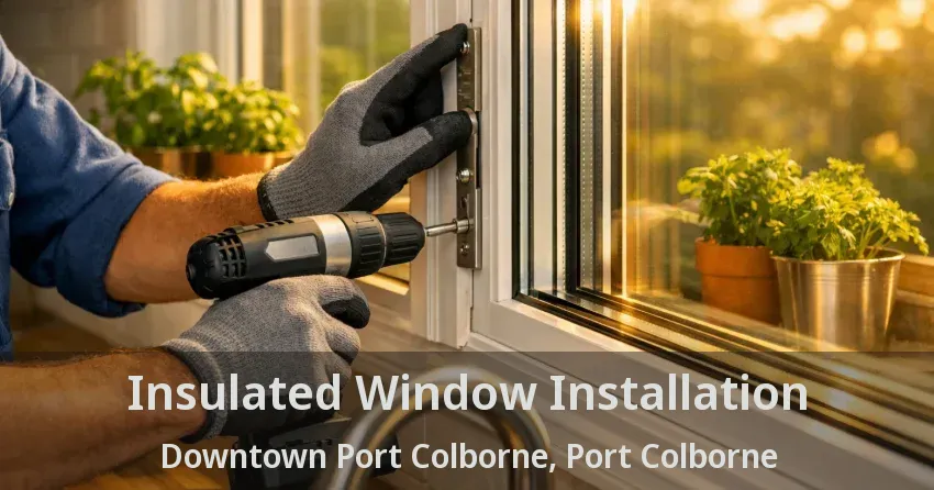 Insulated Window Installation Downtown Port Colborne, Port Colborne - ON