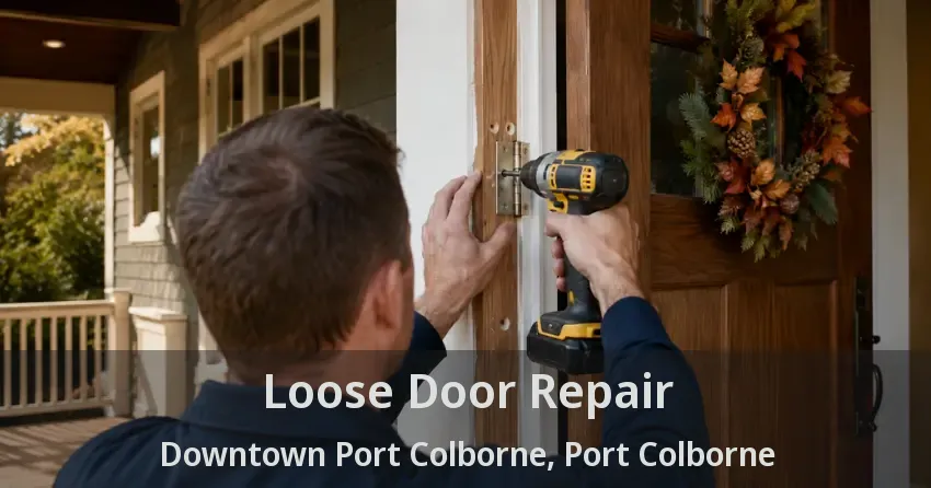 Loose Door Repair Downtown Port Colborne, Port Colborne - ON
