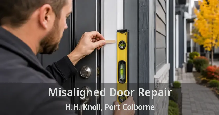 Misaligned Door Repair H.H. Knoll, Port Colborne - ON