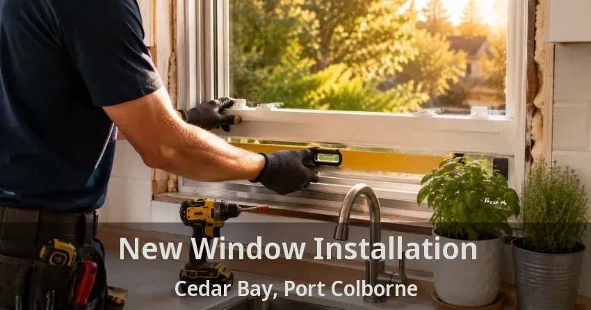 New Window Installation Cedar Bay, Port Colborne - ON