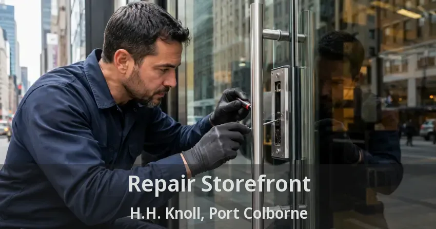 Repair Storefront H.H. Knoll, Port Colborne - ON