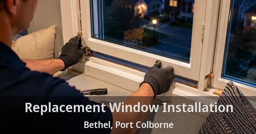 Replacement Window Installation Bethel, Port Colborne - ON