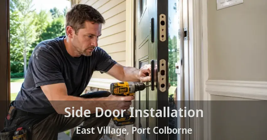 Side Door Installation East Village, Port Colborne - ON