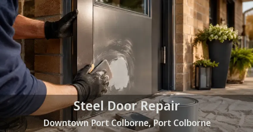 Steel Door Repair Downtown Port Colborne, Port Colborne - ON