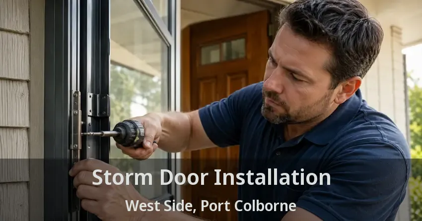 Storm Door Installation West Side, Port Colborne - ON