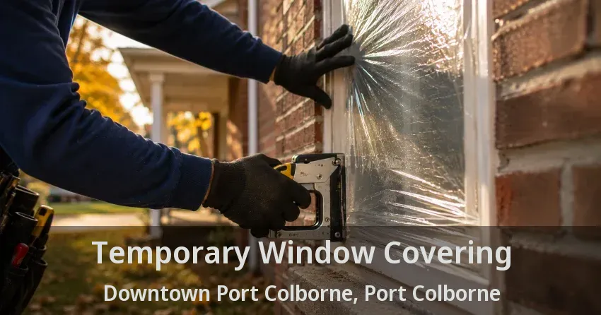 Temporary Window Covering Downtown Port Colborne, Port Colborne - ON
