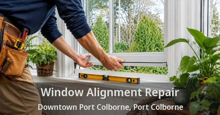 Window Alignment Repair Downtown Port Colborne, Port Colborne - ON