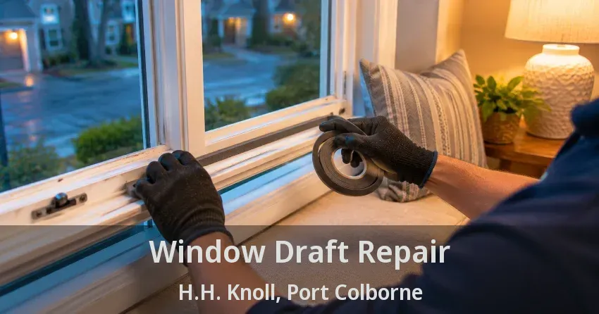 Window Draft Repair H.H. Knoll, Port Colborne - ON