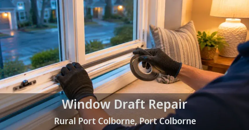Window Draft Repair Rural Port Colborne, Port Colborne - ON