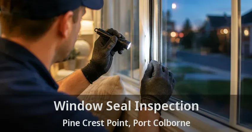 Window Seal Inspection Pine Crest Point, Port Colborne - ON