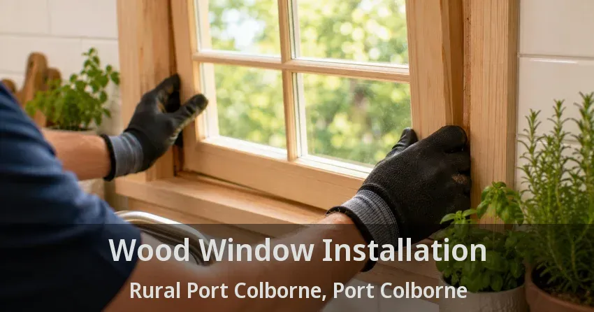 Wood Window Installation Rural Port Colborne, Port Colborne - ON