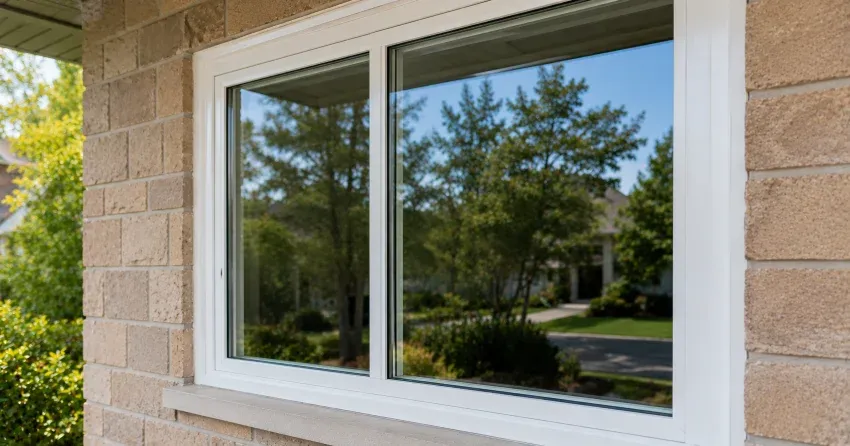 technician installing new insulated glass unit in window frame in West Side, Port Colborne