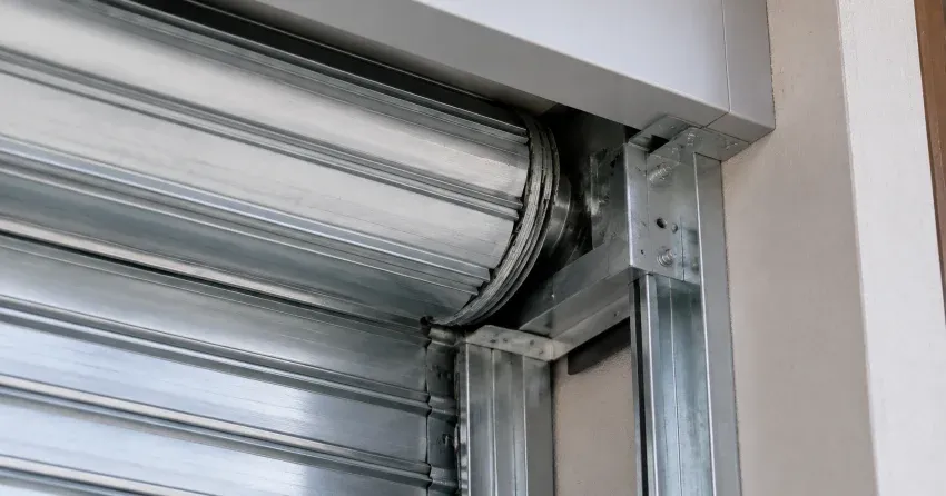 automatic storefront door technician servicing motor and sensor in Port Colborne