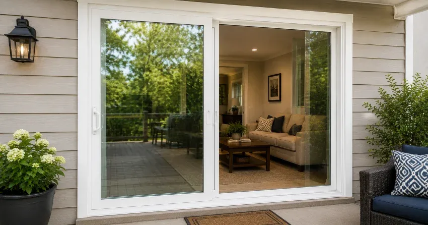 new patio door replacement installed in Bethel, Port Colborne home