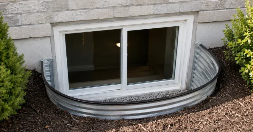 new casement kitchen window installed above sink in Echo Beach, Port Colborne